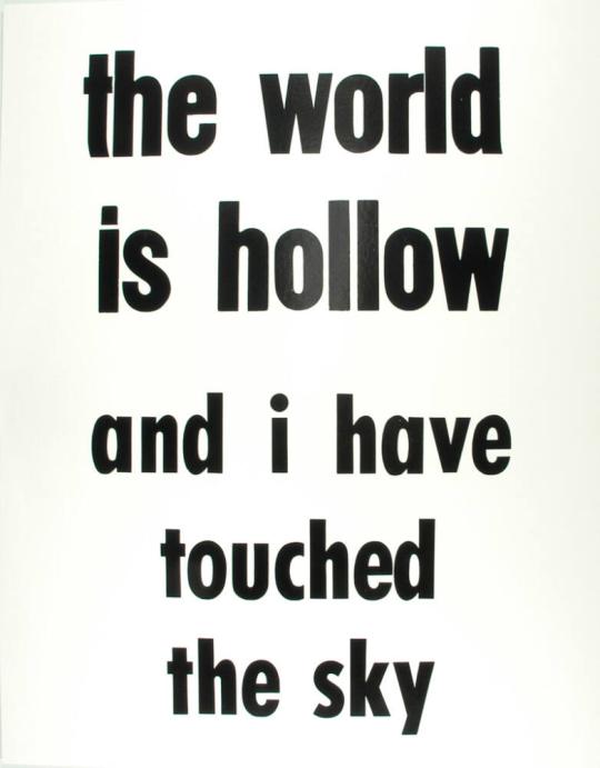 The World is Hollow and I Have Touched the Sky from the series If Only God Had Invented Coca Cola, Sooner! Or, The Death of My Pet Monkey