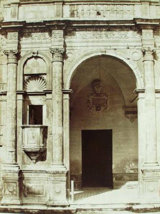 The Entrance to the Cathedral in Spoleto