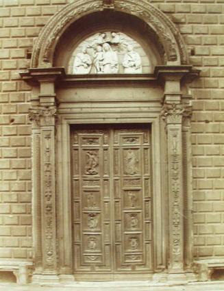 The Door to the Church of Madonna della Querce
