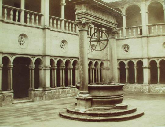 The cloister at the Church of Madonna della Querce