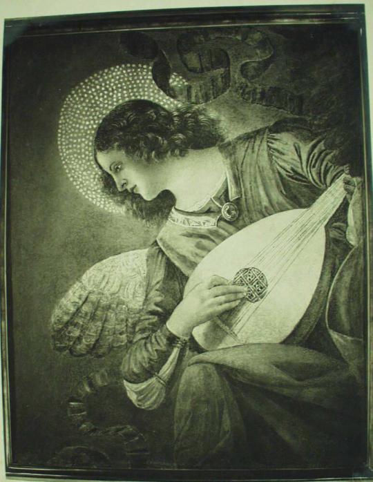 Angel Playing a Viola