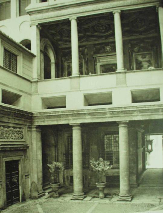Courtyard of the Palazzo Massimo