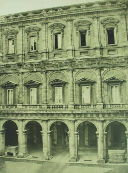 Palazzo Farnese Courtyard Facade
