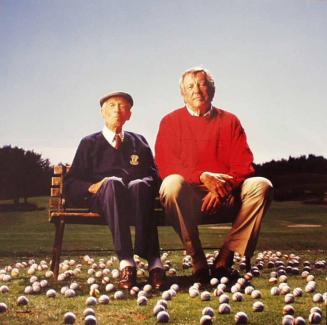 Golf Legend Harvey Penick and Writer Bud Shrake