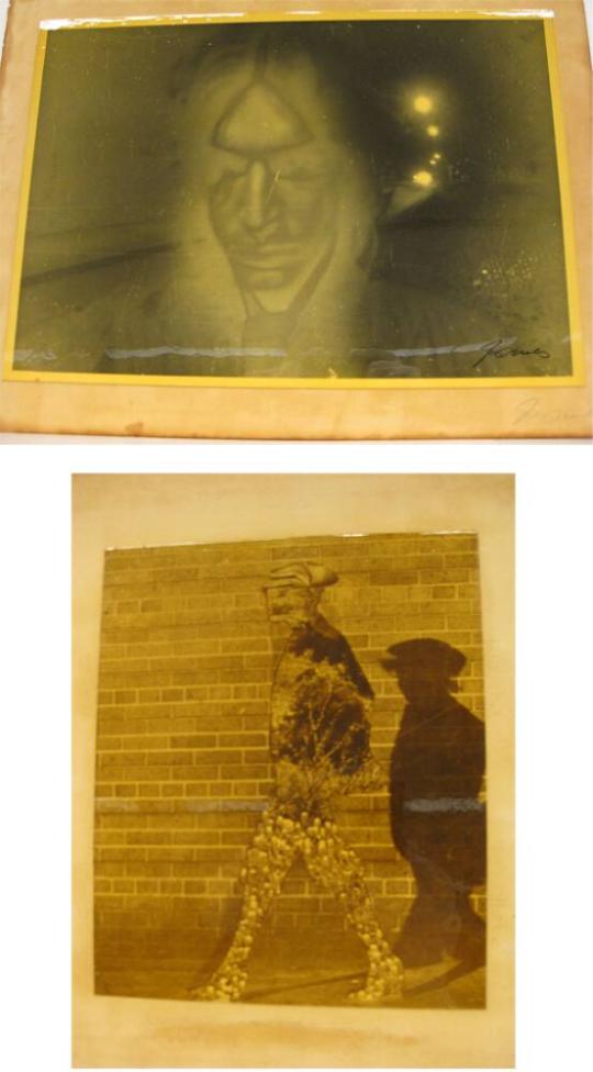 Untitled (solarized self-portrait, NY)