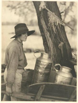 Peasant with Wheelbarrow