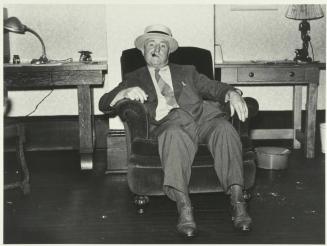 Traveling Salesman in Hotel Lobby, Elkins, West Virginia