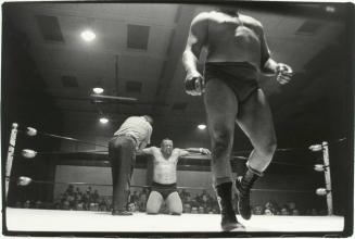 Toru Tanaka in the Ropes, Wrestling - Houston