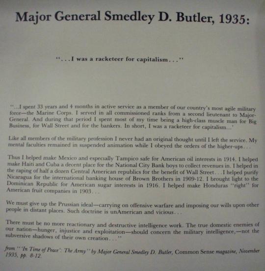 Major General Smedley D. Butler, 1935