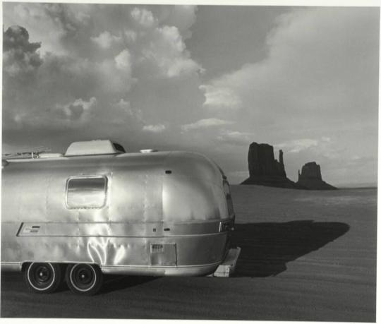 Airstream at Monument Valley, Arizona