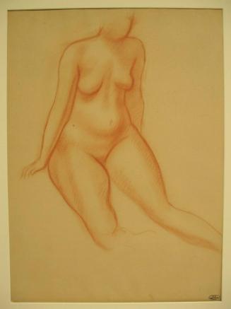 Nude Figure Standing (probably Raymonde Knaublich), All Works