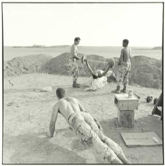 Soldiers Working Out, Saudi Arabia