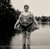 Heavy Girl in Green Lake