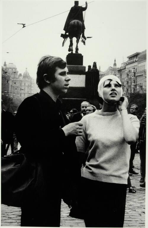 Bandaged Girl in Wenceslaus Square