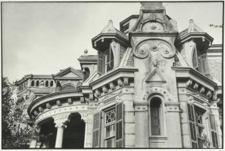 The J.C. Trube House, detail of west elevation