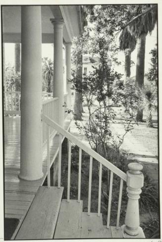The Williams-Tucker House, 1838, detail of porch, east elevation