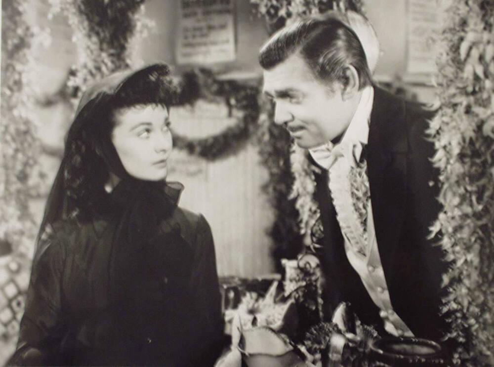 Clark Gable and Vivian Leigh in