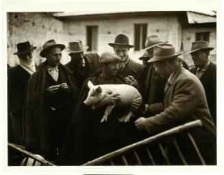 Farmers in Market, Tocco, Italy