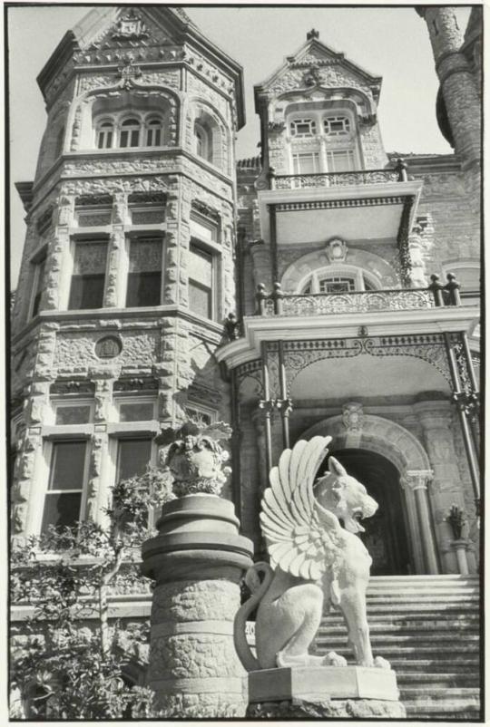 The Gresham House, detail, at main entry