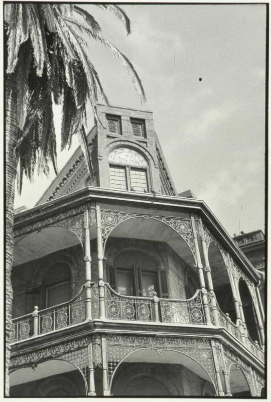 The Landes House, detail view