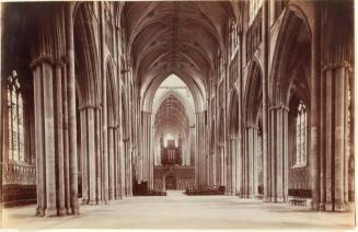 View of Yorkminster Cathedral, Nave East