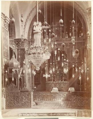 Interior of the Armenian Church, Jerusalem