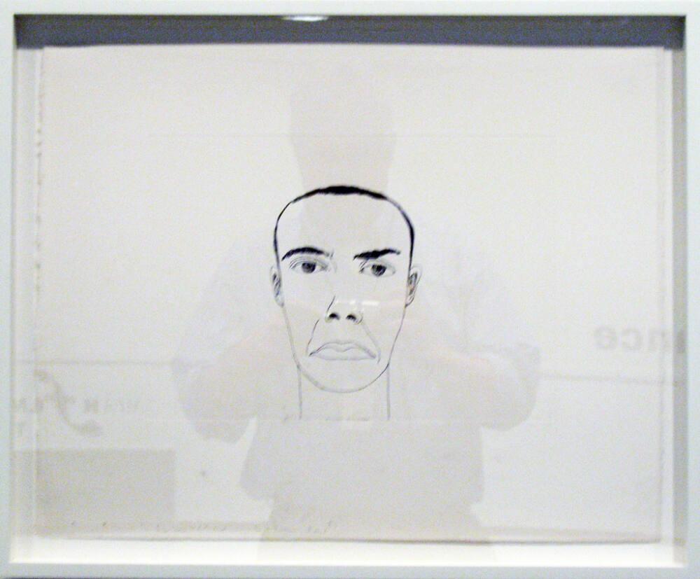 Francesco Clemente Self Portrait No. 5 (Scowl)