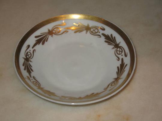 Saucer (one of a pair)