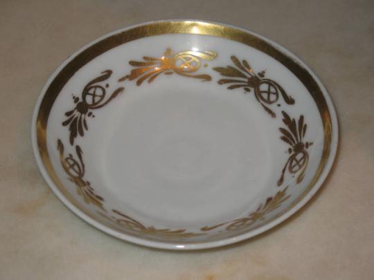 Saucer (one of a pair)