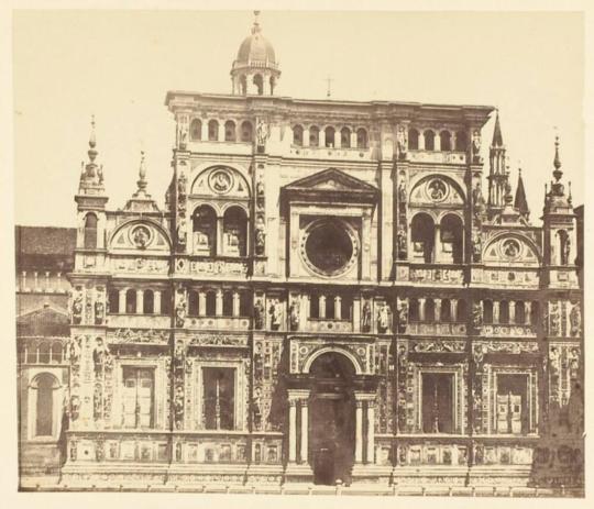 West Front of the Church of the Caserta, near Milan