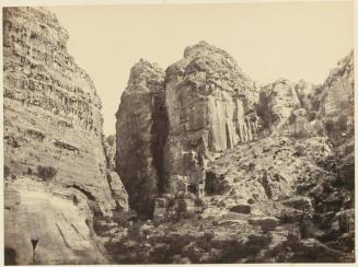 Bold Rocks, West of the Ravine, Petra