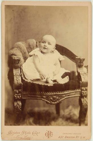 [Baby in Armchair]