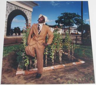 Francisco waited for me with his suit on at the railroad station - 1994, Tica, Mozambique