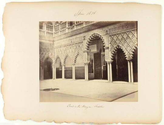 Court in the Alcazar, Seville