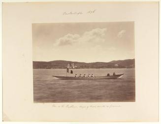 View of the Bosphorus, Caique of French Minister in Foreground