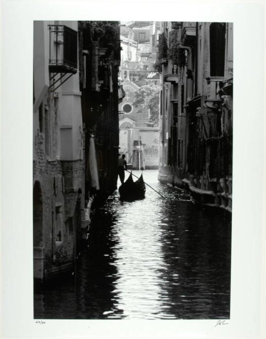 Gondola Entering the Grand Canal