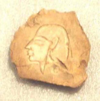 Roughly Incised Profile of a Head