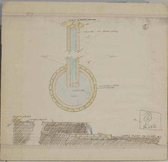 Proposal for a Water Sculpture (unrealized) at Bushenami Sculpture Garden