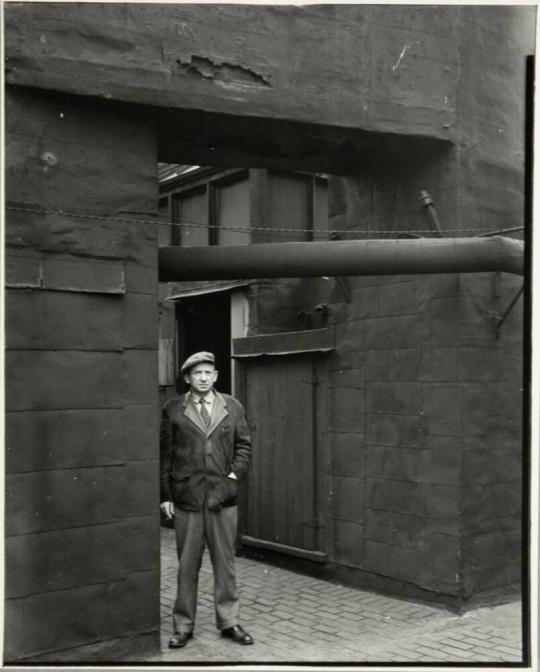 Ferd Reyher on the Roof of the Chelsea Hotel, New York