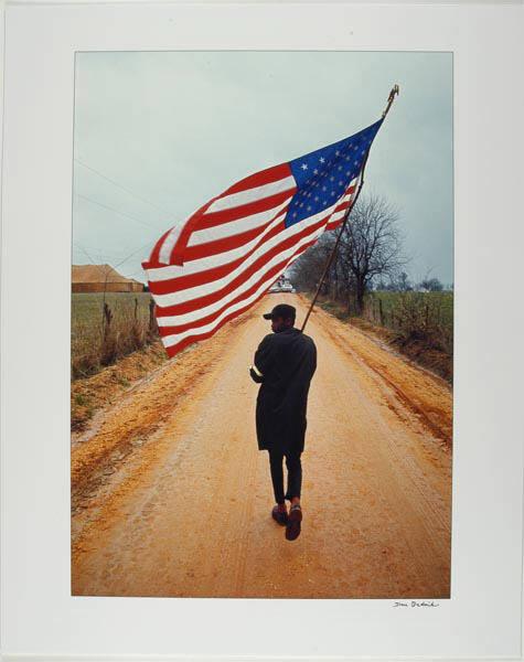 Selma to Montgomery March, Will Henry 'Do-Right' Rogers on the Robert Gardner Farm Road, Lowndes County, Alabama