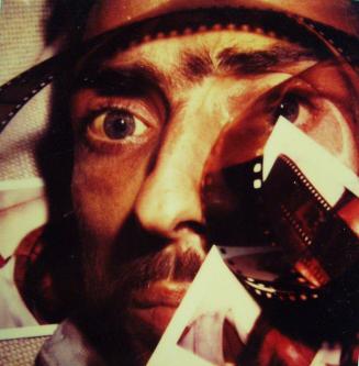Untitled, Self-portrait with film strips