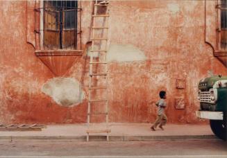 Boy Running In Oaxaca