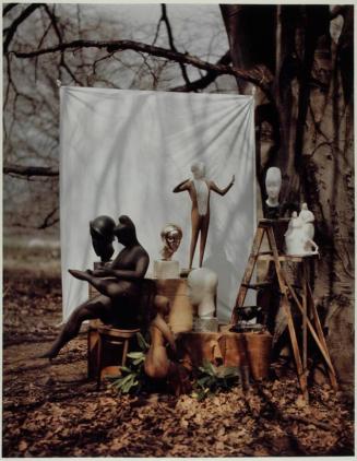 Garden of Sculptor: Elie Nadelman, New York, 1948