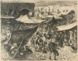 Market Day at Zimapan, Mexico
