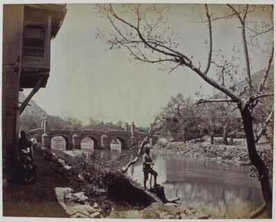 Shamshere Bridge And Musjid, On The Cabul River Near Dehmazang Gorge, North West Corner Of City.