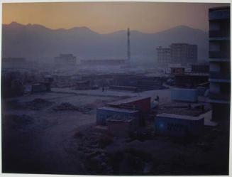The peripheries of the city of Kabul, especially to the north and east are endless building sites. Since most of the documentation concerning land title was lost during the war, much of this speculative and illegal construction is concerned more with establishing undisputable ‘facts on the ground’. Apartments and shops are, almost exclusively, unoccupied.