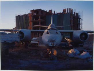 A dumping ground for an abandoned Russian-era bomber that has now been incorporated into the car park of ‘Shamshad TV’, a new media company heavily supported by American money.