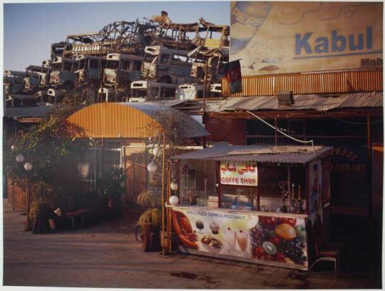 Kabul ‘Pizza Express’ restaurant behind the municipal bus depot.