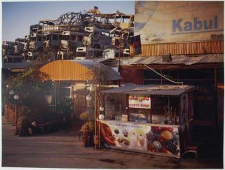 Kabul ‘Pizza Express’ restaurant behind the municipal bus depot.