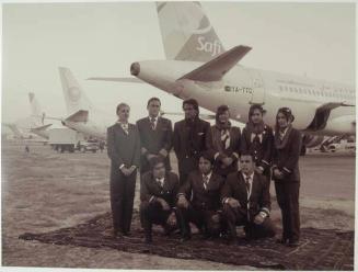 The crew and ground staff of the new independent operator, ‘Safi Airways’.